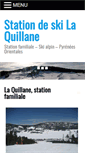 Mobile Screenshot of laquillane.fr